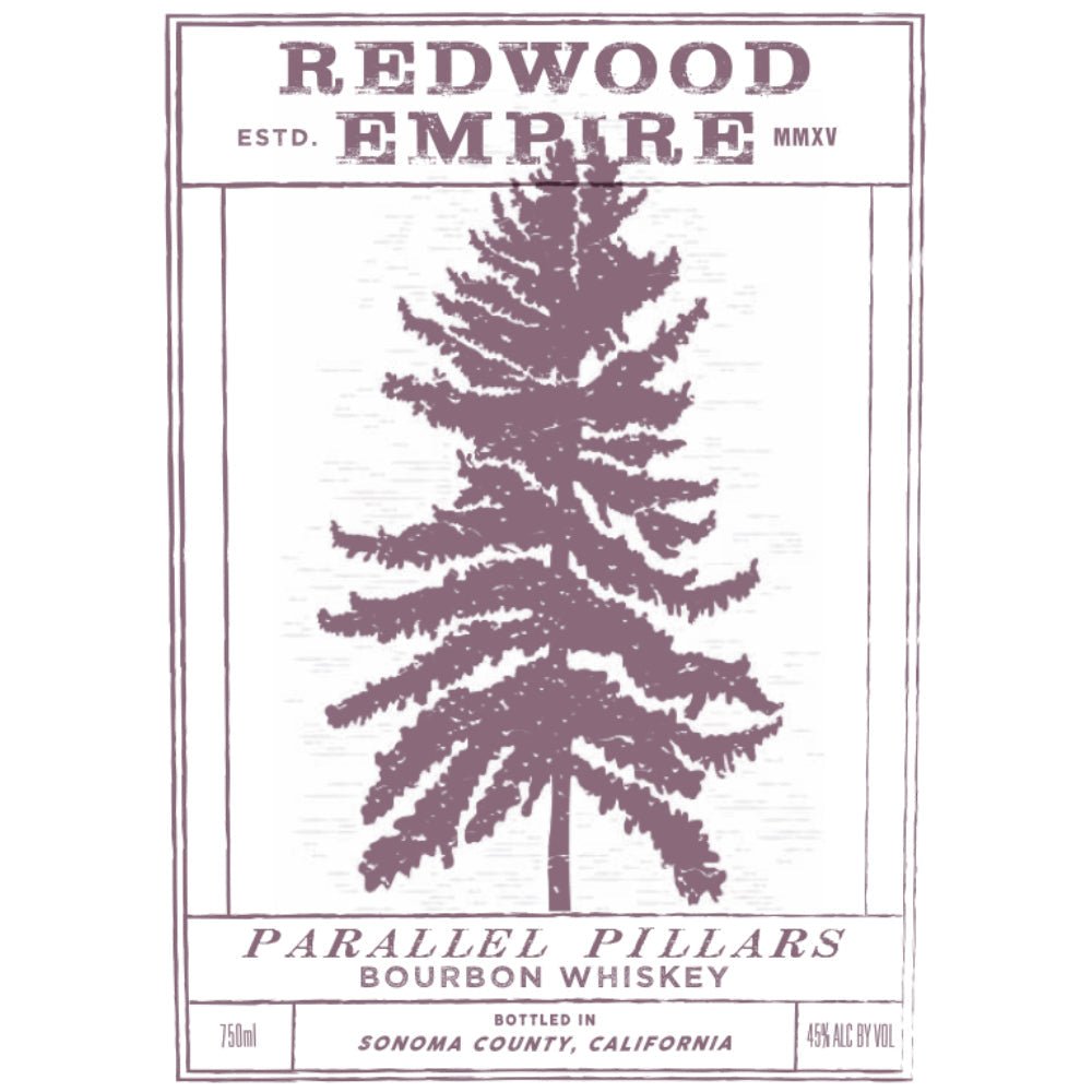 Redwood Empire Parallel Pillars Bourbon Bourbon Redwood Empire Whiskey   