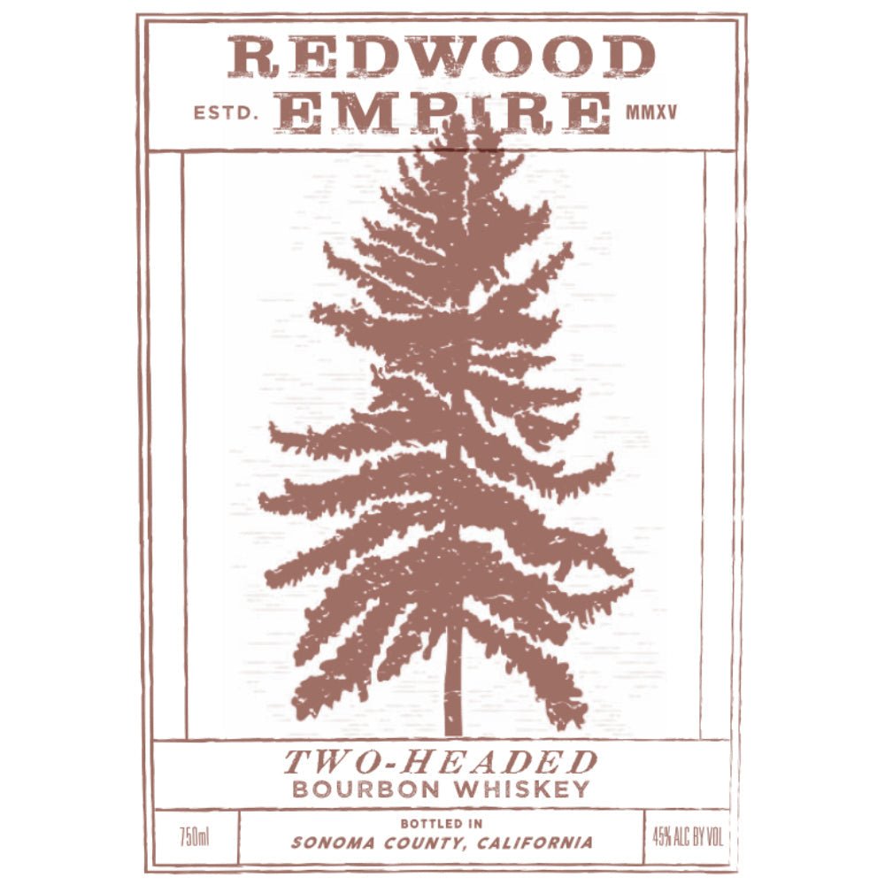 Redwood Empire Two-Headed Bourbon Bourbon Redwood Empire Whiskey   