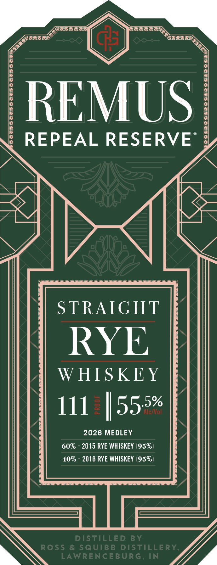 Remus Repeal Reserve Straight Rye Whiskey 2026 Medley - Main Street Liquor