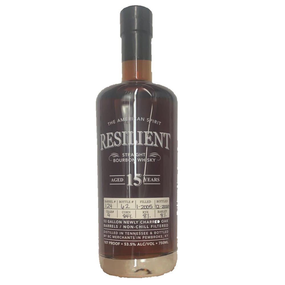 Resilient 15 Year Old Bourbon Barrel #135 Bourbon Resilient Bourbon   