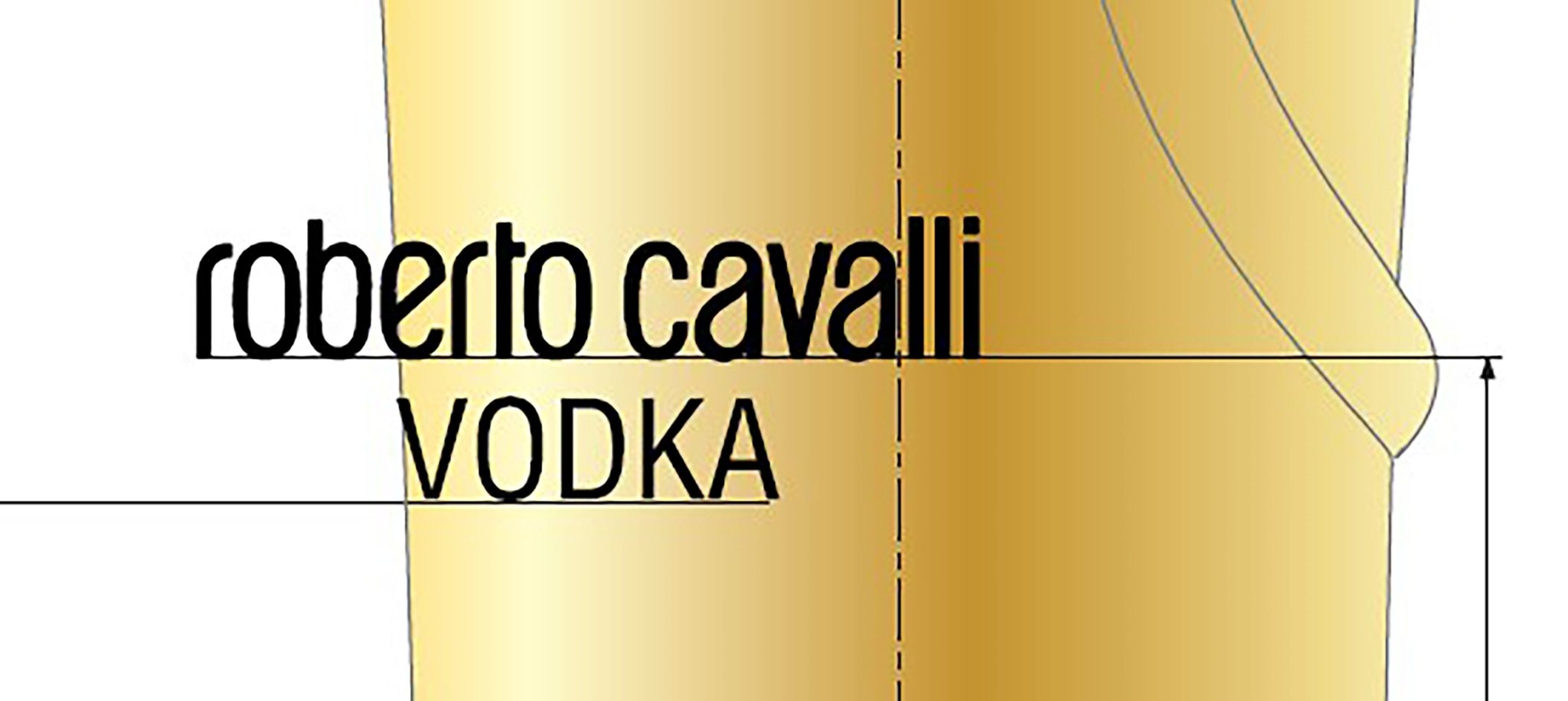 Roberto Cavalli Vodka Golden Edition 1L Roberto Cavalli
