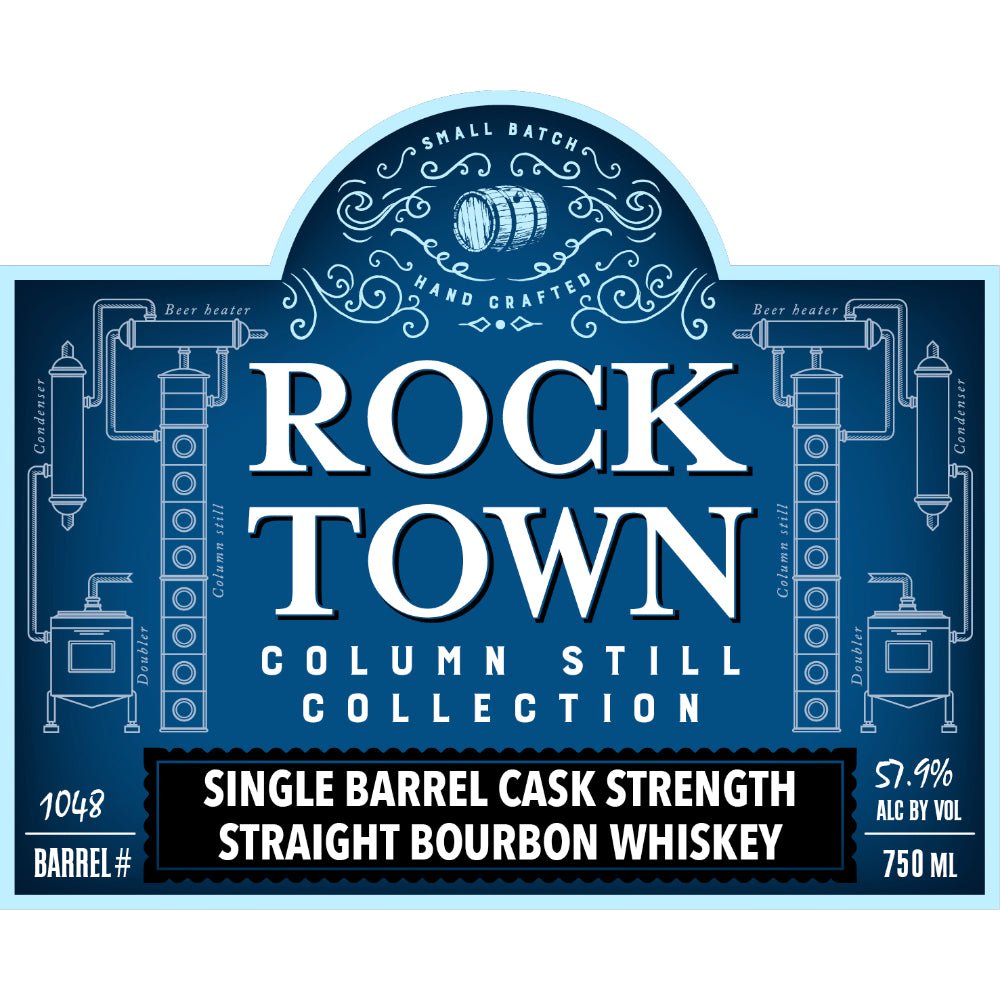 Rock Town Column Still Collection Single Barrel Cask Strength Straight Bourbon Bourbon Rock Town Distillery   