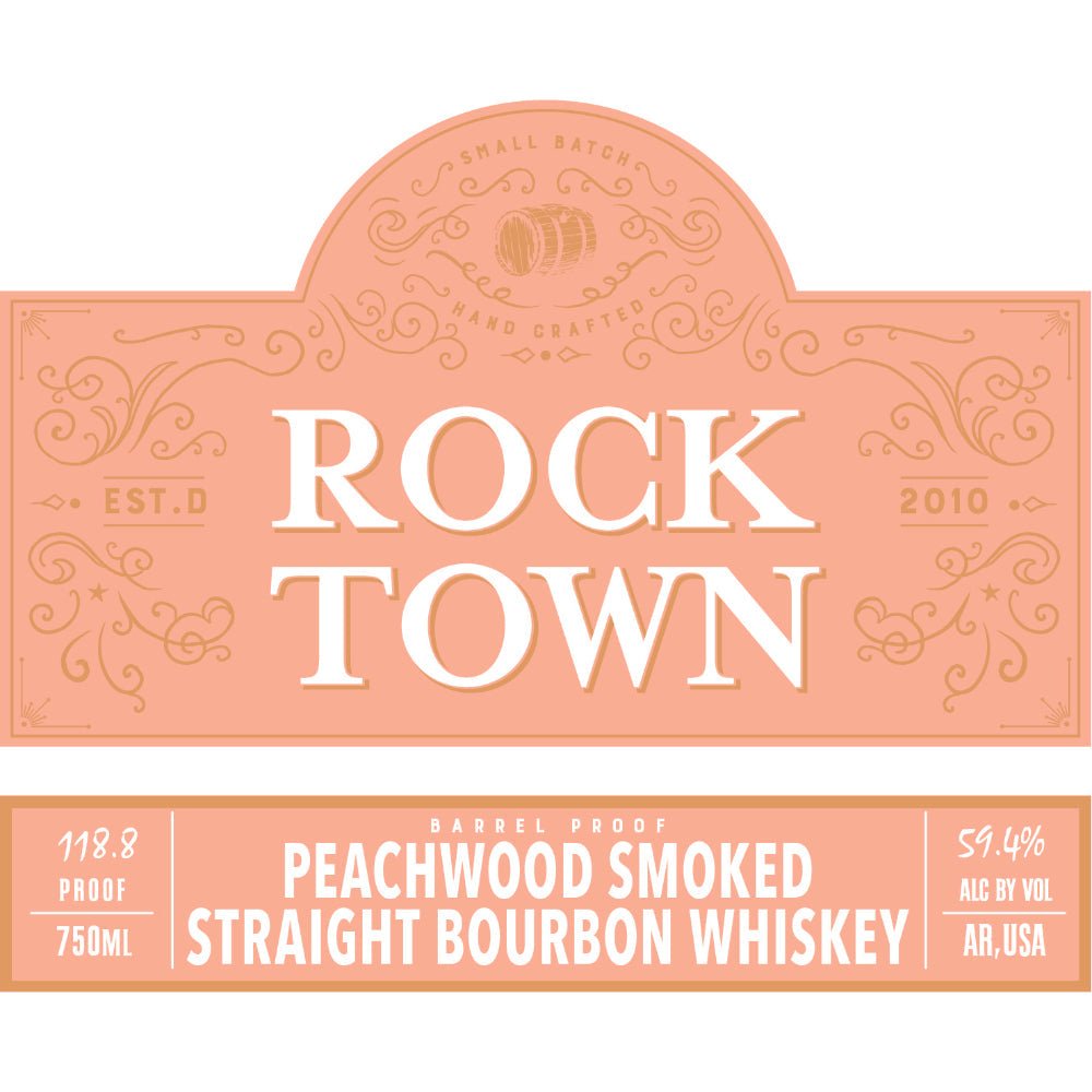 Rock Town Peachwood Smoked Bourbon Bourbon Rock Town Distillery   