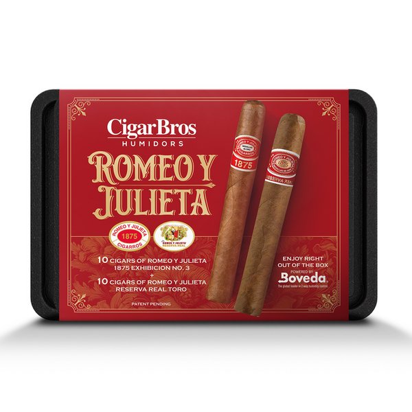 Romeo Y Julieta 20 Premium Cigars Set + Personal Humidor by CigarBros  CigarBros   
