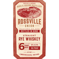 Thumbnail for Rossville Union 6 Year Old Bottled in Bond Straight Rye Rye Whiskey Rossville Union   