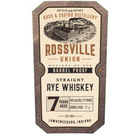 Thumbnail for Rossville Union 7 Year Old Barrel Proof Straight Rye Rye Whiskey Rossville Union   
