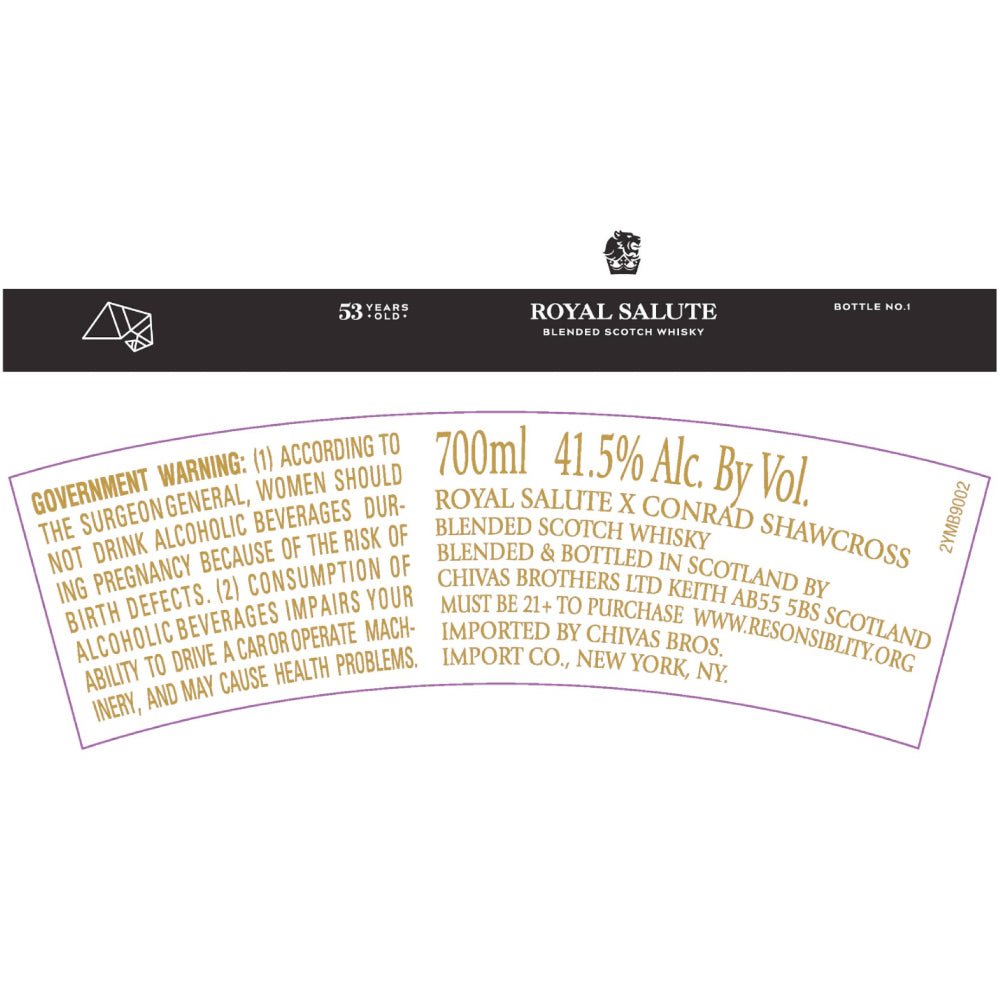 Royal Salute X Conrad Shawcross 53 Year Old - Main Street Liquor
