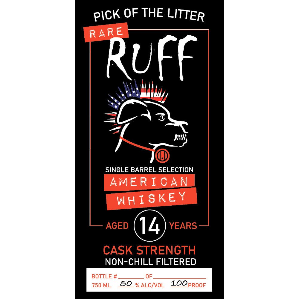 Ruff Pick Of The Litter 14 Year Old American Whiskey American Whiskey Bull Run Distilling   