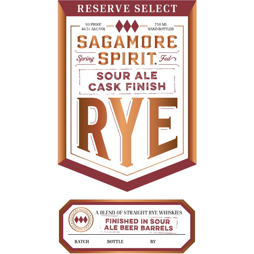 Sagamore Spirit Reserve Select Sour Ale Cask Finish Rye Rye Whiskey Sagamore Spirit   