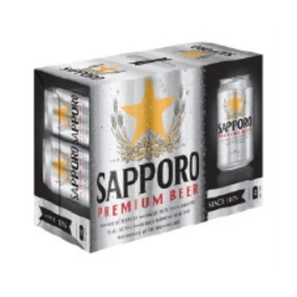 Sapporo Premium Can Beer 12oz 12-Pack - BuyMyLiquor