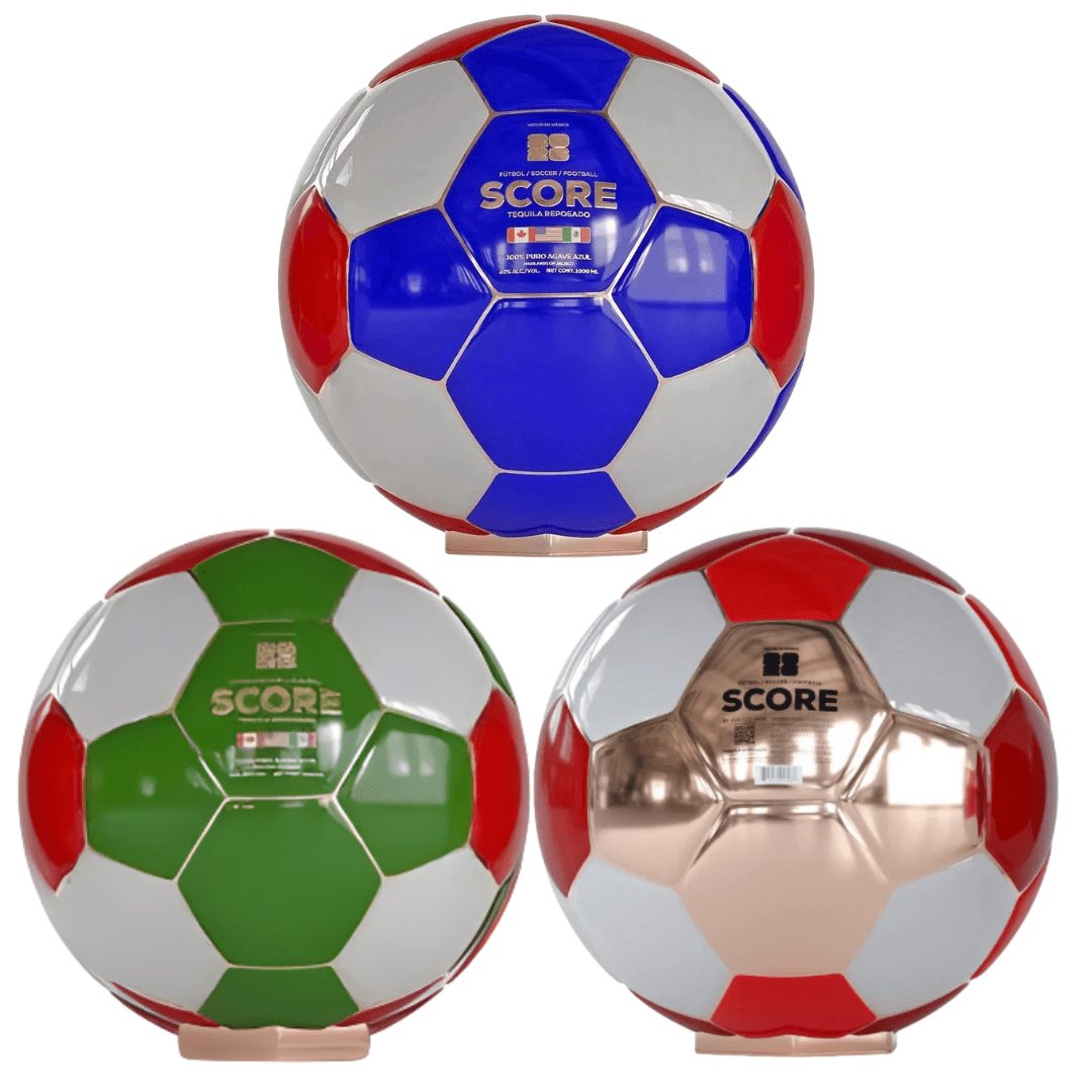 Score Tequila Reposado 2026 World Cup USA, Mexico, & Canada Limited Edition Soccer Ball Bundle - BuyMyLiquor