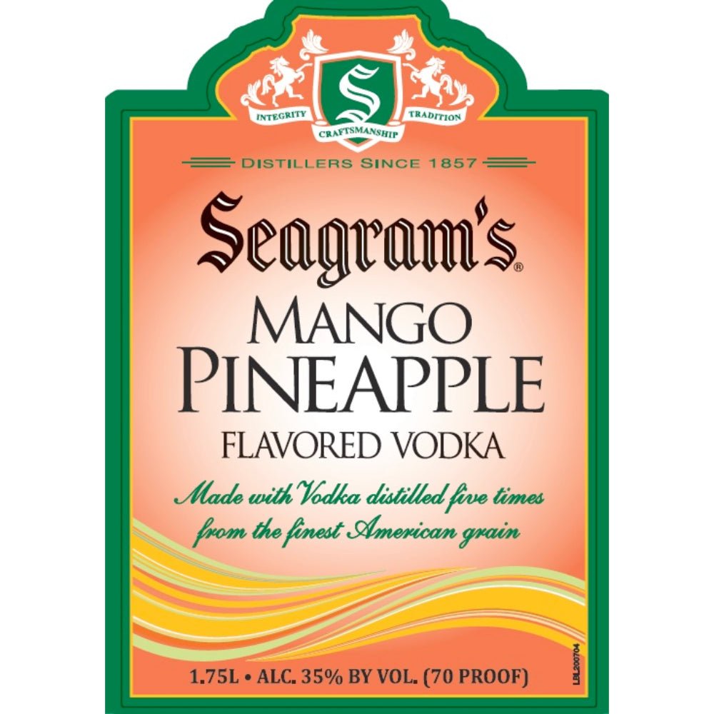 Seagram's Mango Pineapple Vodka 1.75L Vodka Seagrams   
