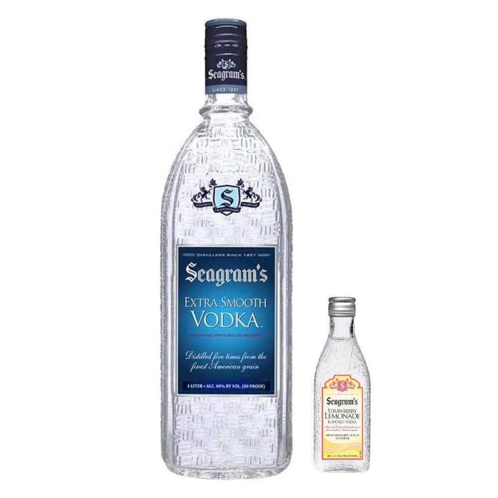 Seagram’s Vodka 1.75L (With 50mL Seagram's Strawberry Lemonade) Vodka Seagrams   