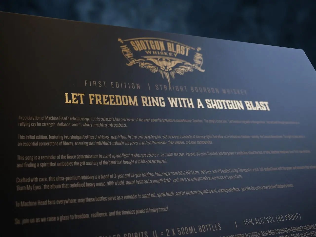Shotgun Blast Whiskey First Edition Straight Bourbon By Machine Head - Main Street Liquor