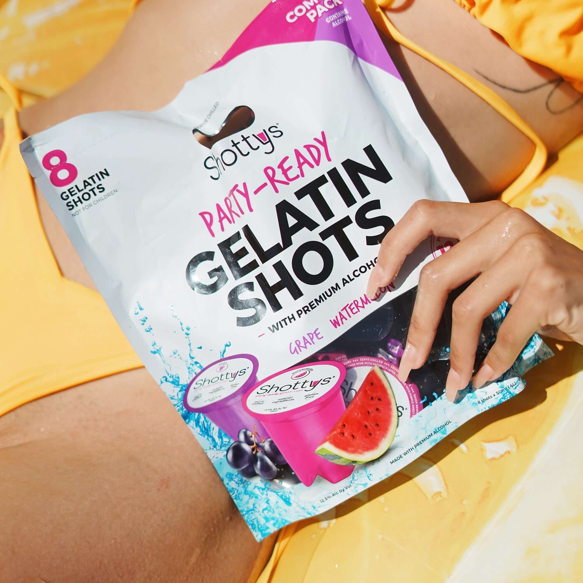 Shottys Grape/Watermelon Gelatin Shots (8 shots) - Main Street Liquor