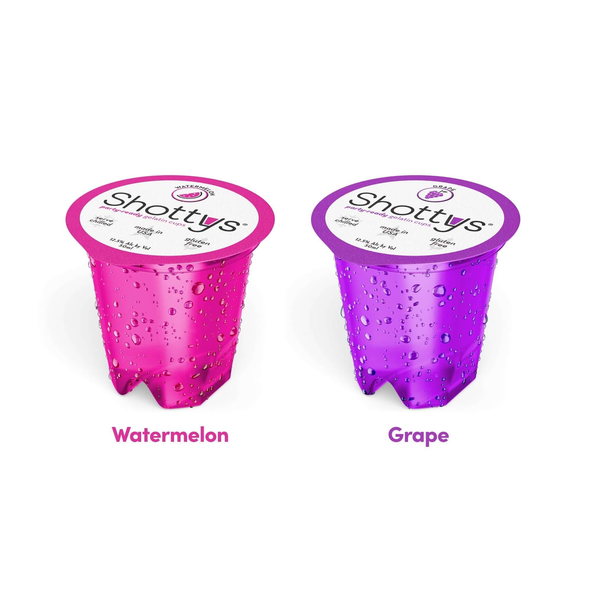 Grape/Watermelon Gelatin Shots (8 shots) - BuyMyLiquor