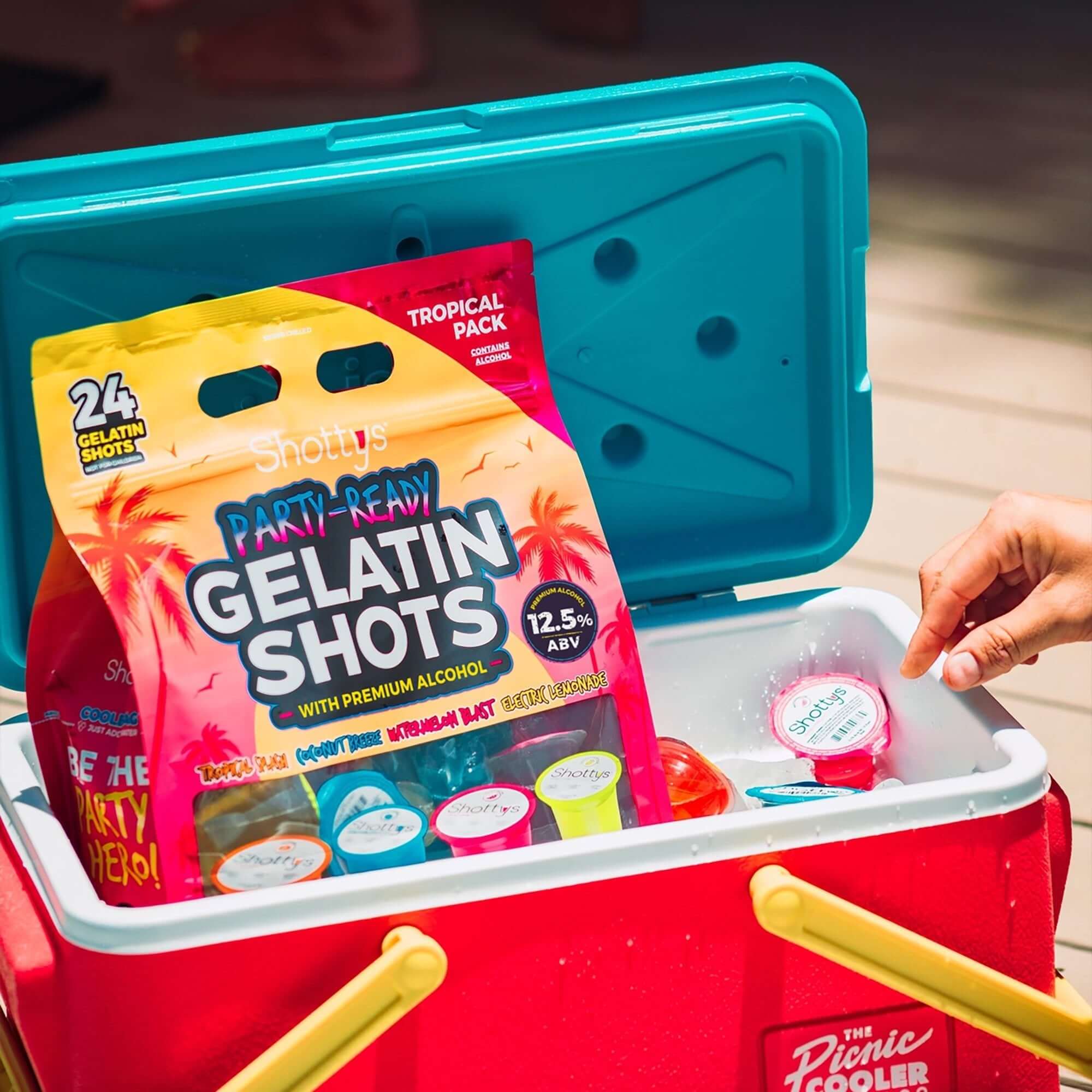 Shottys Tropical Gelatin Shots (24 shots) - Main Street Liquor