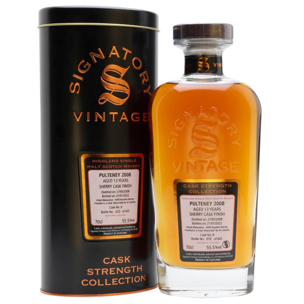 Signatory Cask Strength Collection Pulteney 13 Year Old 2008 Scotch Signatory   