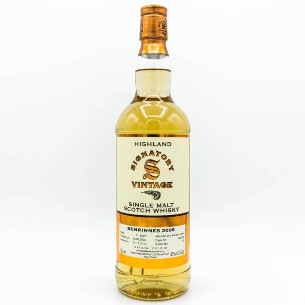 Signatory The Un-Chillfiltered Collection 11 Year Old Benrinnes 2008 - Main Street Liquor