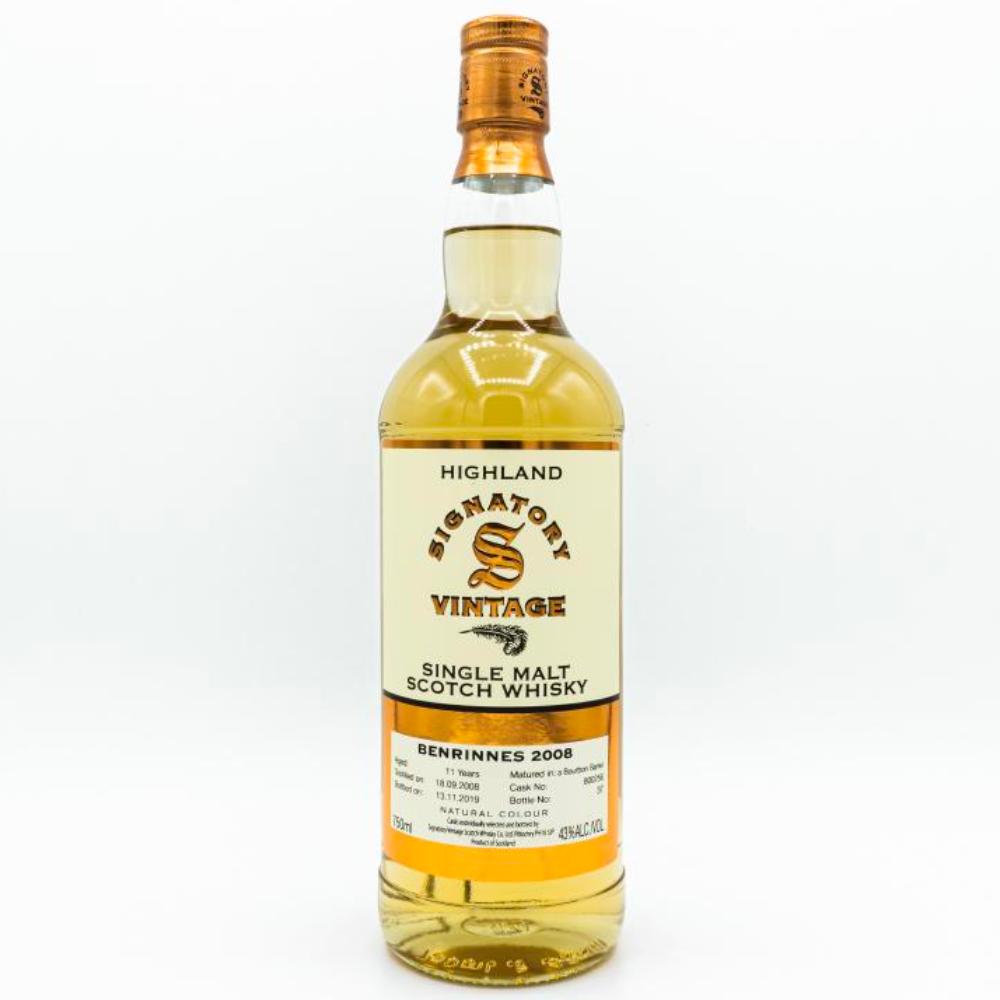 Signatory The Un-Chillfiltered Collection 11 Year Old  Benrinnes 2008 Scotch Signatory   