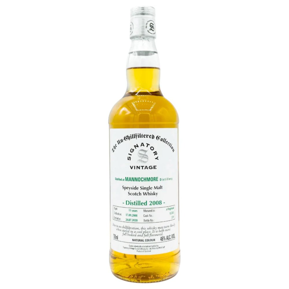 Signatory The Un-Chillfiltered Collection 13 Year Old Mannochmore 2008 Scotch Signatory   