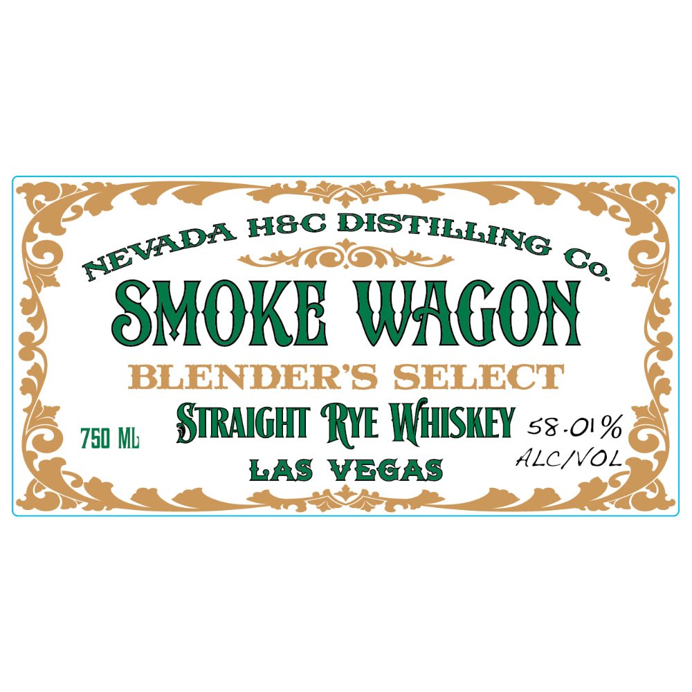 Smoke Wagon Blender’s Select Straight Rye Whiskey Rye Whiskey Smoke Wagon Bourbon   