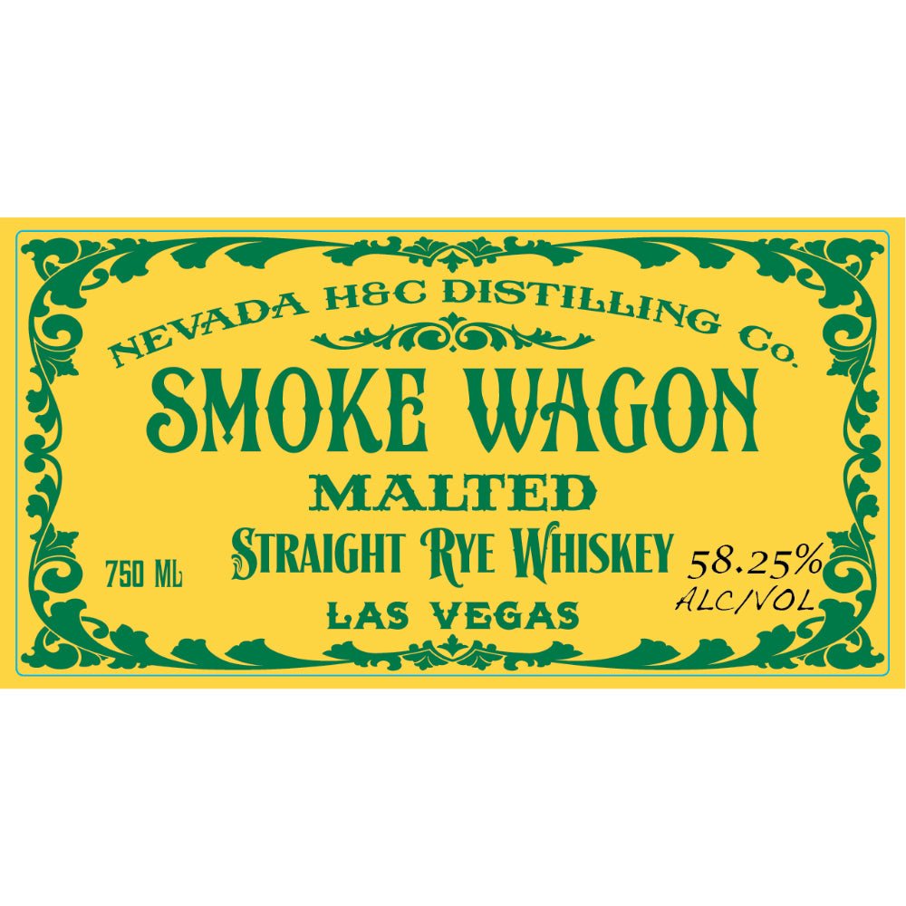 Smoke Wagon Malted Straight Rye Whiskey Rye Whiskey Smoke Wagon Bourbon   
