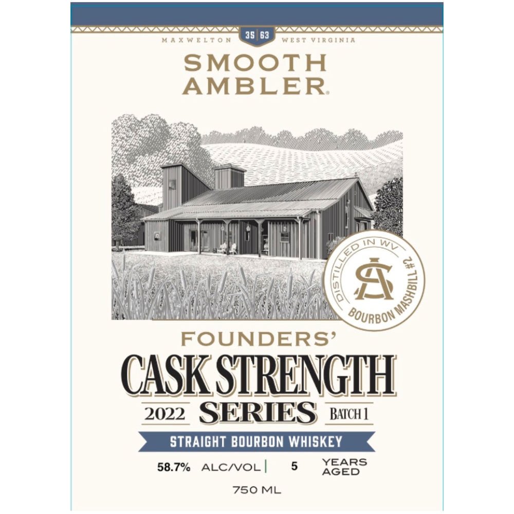 Smooth Ambler 2022 Founder’s Cask Strength Series Bourbon Batch 1 Bourbon Smooth Ambler   