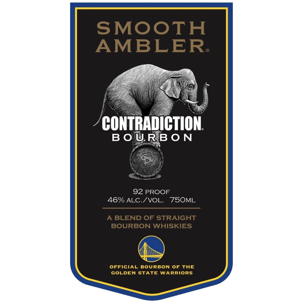 Smooth Ambler Contradiction Golden State Warriors Edition Bourbon Smooth Ambler   