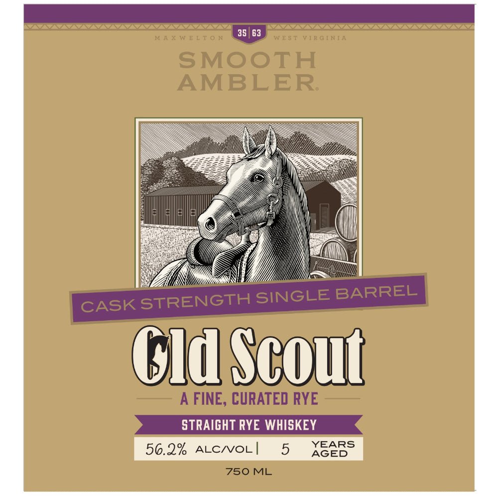Smooth Ambler Old Scout Cask Strength Single Barrel Rye American Whiskey Smooth Ambler   