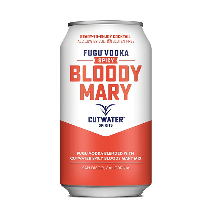 Spicy Bloody Mary (4 Pack - 12 Ounce Cans) Canned Cocktails Cutwater Spirits   