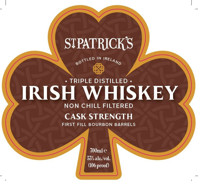 St. Patrick's Cask Strength Irish Whiskey - Main Street Liquor