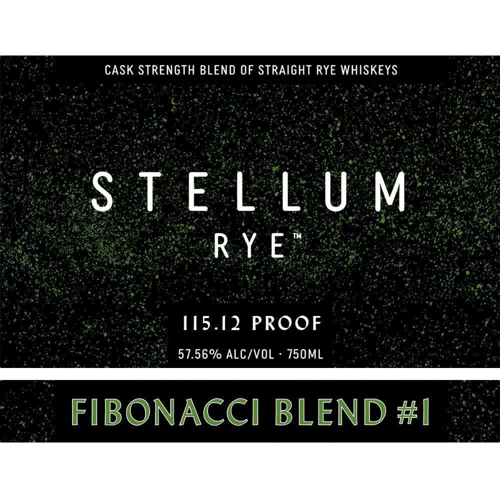Stellum Black Rye Fibonacci Blend #1 Rye Whiskey Stellum Spirits   