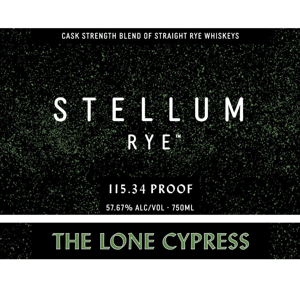Stellum Rye The Lone Cypress Rye Whiskey Stellum Spirits   
