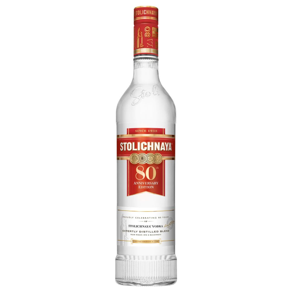 Stolichnaya 80th Anniversary Edition Vodka 1L Vodka Stolichnaya Vodka   