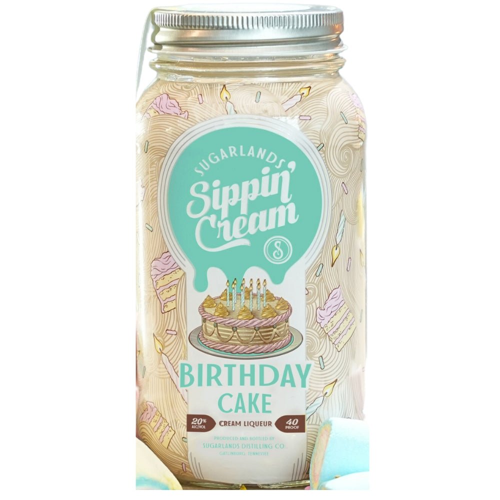 Sugarlands Birthday Cake Sippin' Cream Cream Liqueur Sugarlands Distilling Company   