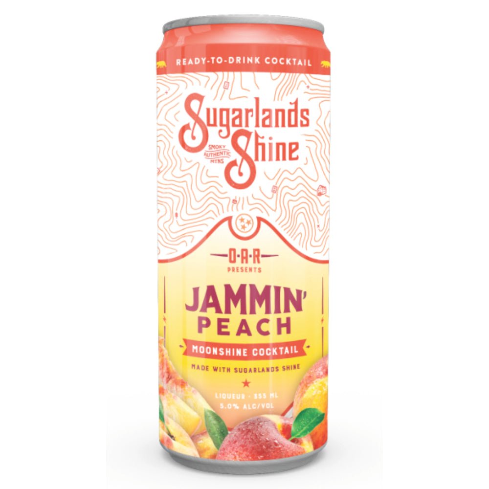 Sugarlands Jammin' Peach Moonshine Cocktail by O.A.R. 4pk Ready-To-Drink Cocktails Sugarlands Distilling Company   