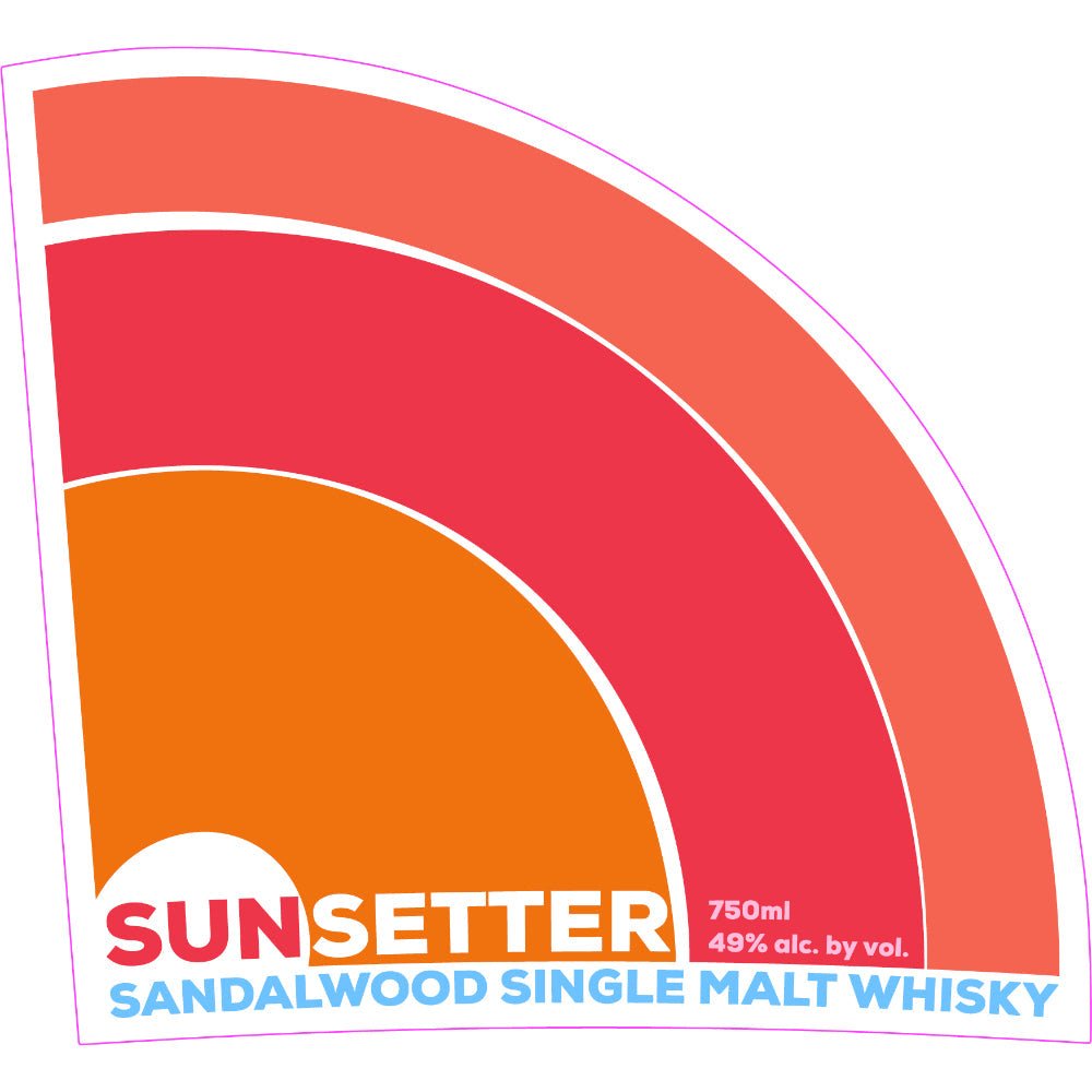 Sunsetter Sandalwood Single Malt Whisky Single Malt Whiskey Matchbook Distilling   