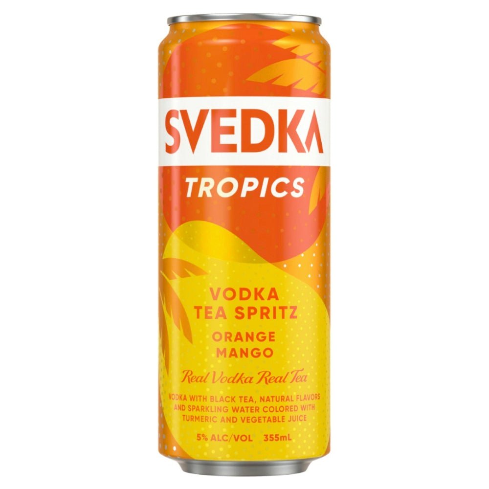 SVEDKA Tropics Orange Mango Vodka Tea Spritz Spritzer Svedka   
