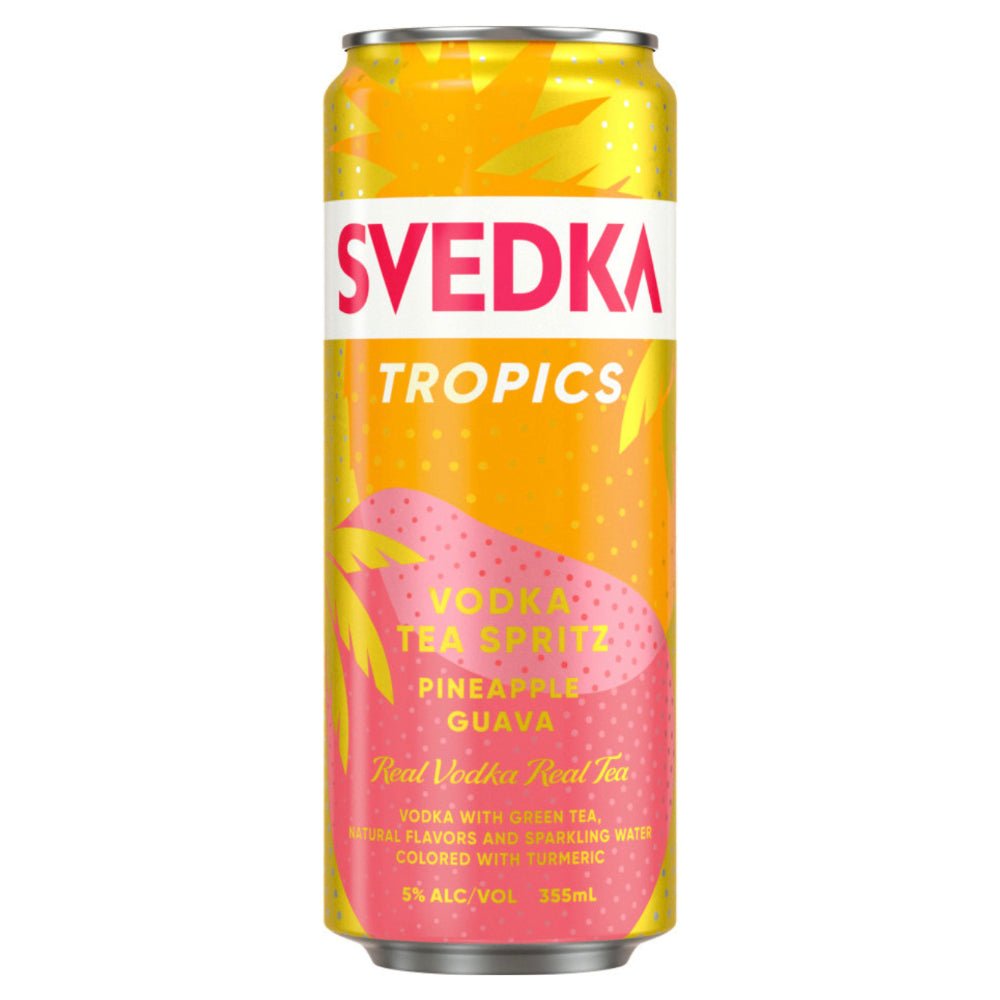 SVEDKA Tropics Pineapple Guava Vodka Tea Spritz Spritzer Svedka   