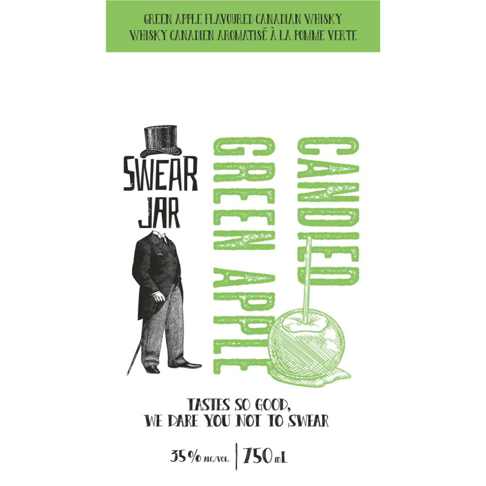 Swear Jar Candied Green Apple Whiskey Canadian Whisky Swear Jar Craft Distillers   
