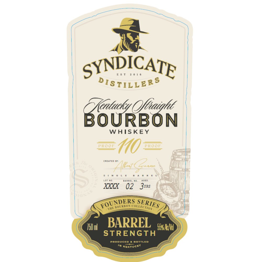 Syndicate Distillers Barrel Strength Kentucky Straight Bourbon Bourbon Syndicate Distillers   