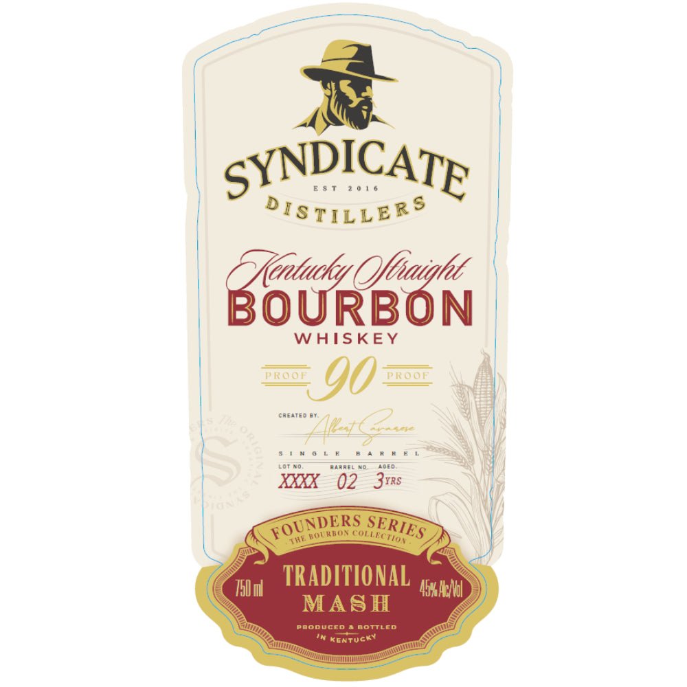 Syndicate Distillers Traditional Mash Kentucky Straight Bourbon Bourbon Syndicate Distillers   
