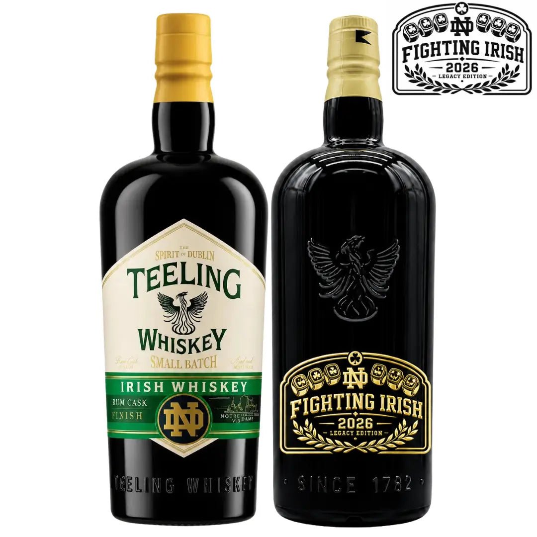 Teeling Small Batch x Notre Dame 2026 Championship Legacy Edition Custom Deep Etched Irish Whiskey - BuyMyLiquor