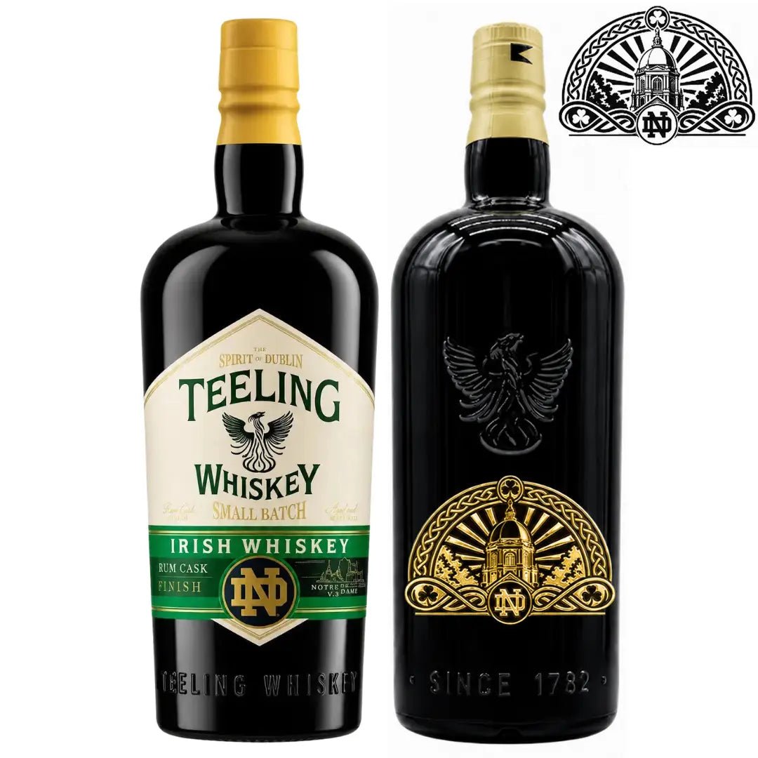 Teeling Small Batch x Notre Dame 2026 Golden Dome Custom Deep Etched Irish Whiskey 750mL - BuyMyLiquor