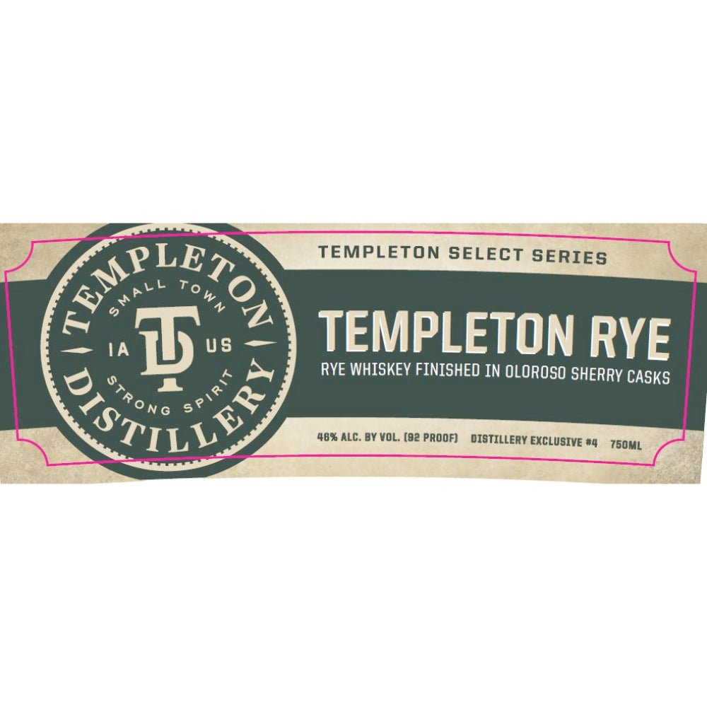 Templeton Rye Finished in Oloroso Sherry Casks Rye Whiskey Templeton Rye   