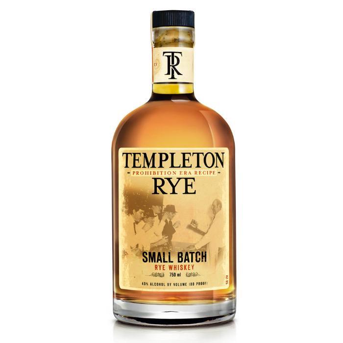 Templeton Rye Small Batch Rye Whiskey Templeton Rye   