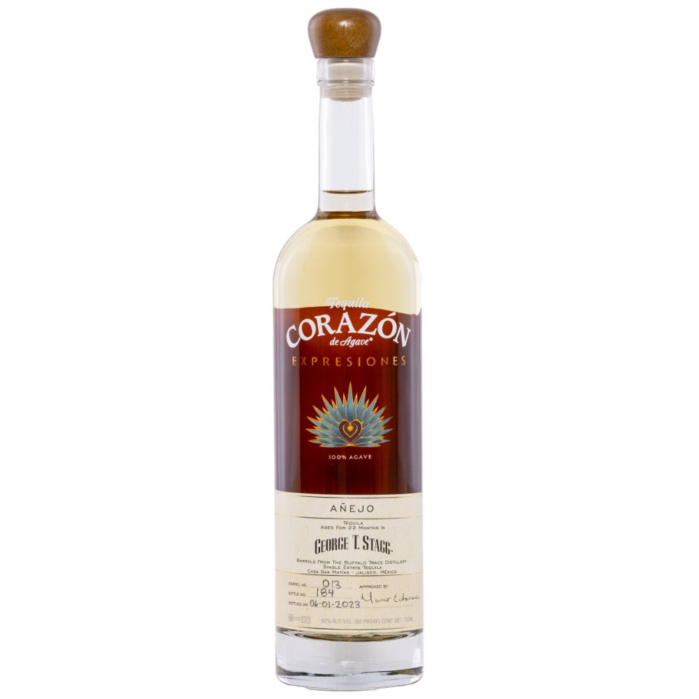 Tequila Corazón Expresiones George T. Stagg Añejo 2023 Release Tequila Corazon Tequila   