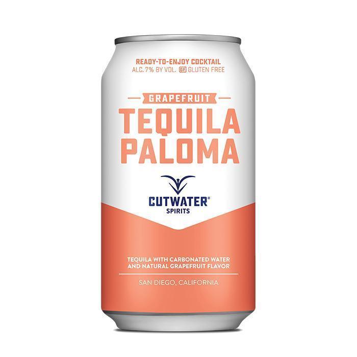 Tequila Paloma (4 Pack - 12 Ounce Cans) Canned Cocktails Cutwater Spirits   
