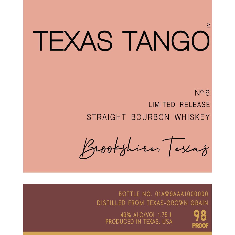 Texas Tango Limited Release Straight Bourbon - BuyMyLiquor